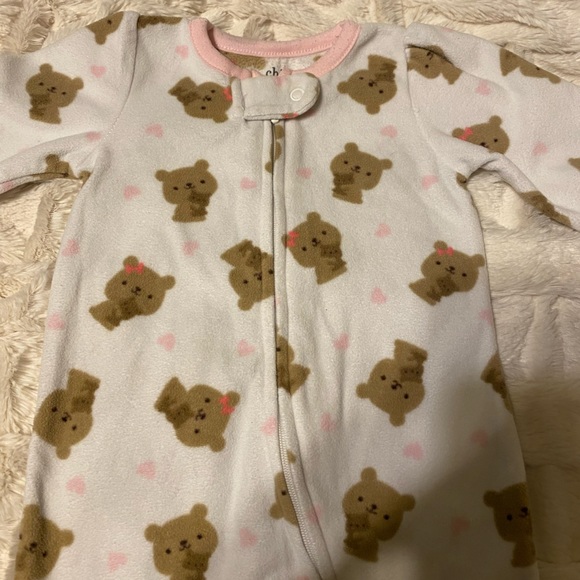 Lot of 3 Carters Footie Pajamas for Baby - Size 3-6M - Picture 5 of 10